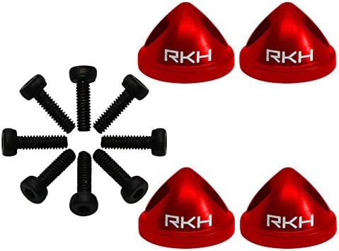 Rakonheli CNC Aluminum Propeller Adapter Set (Red) - EMAX Babyhawk R
