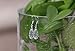 Waterdrop 925 Sterling Silver Filigree Dangle Earrings for Women