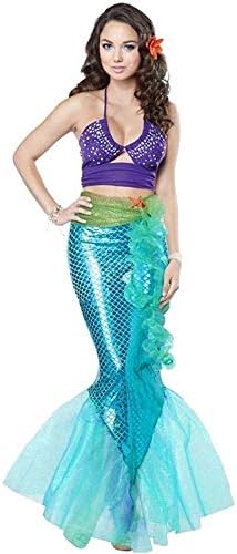 XDT Mermaid Tails For Swimming,Mermaid Tails – Monofin For Swimming Not Included – Children Mermaid Clothing Cosplay,Swimmable Tail Swimsuit