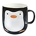 Nuowoqi Coffee Mug Tea Milk Cup 11 oz Four Animal Design Home And Office Use Penguin