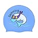Calunce Kids Cute Cartoon Critter Cap Silicone Swim Hat