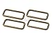CRAFTMEMORE Metal Rectangle Buckle Ring Fits 1-1/4