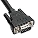DTech 3 Feet SVGA VGA Computer Monitor Cable Male to Male Supports 1080p High Resolution (1 Meter, Black)