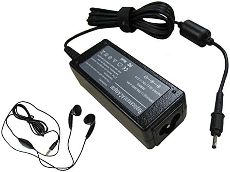Amsahr Replacement 19 V 2.1 A 40 W AC Power Adapter with Stereo Earphone for Samsung NP900X1A/XE500C21/AA-PA2N40L
