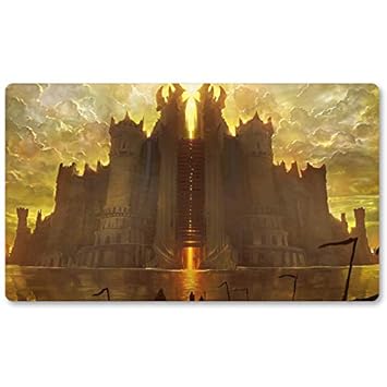 Playmats - Moat - Brettspiel MTG Spielmatte Tischmatte Spielmatte Spielmatte Größe 60x35cm Mousepad Spielmatte für Yugioh Pok