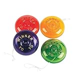 Plastic winner yoyos (1 dozen) - bulk