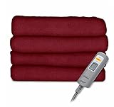 Sunbeam Velvet Plush Electric Heated Throw Blanket 60