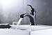 Rozin Bathroom Waterfal Spout Basin Faucet Single Lever Vanity Sink Mixer Tap with Pop up Drain Oil Rubbed Bronze