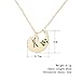 MUZHE Gold Silver Sloth Charm Necklace - Stylish Cute Animal Peandant Jewelry (Gold)