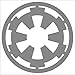 Star Wars Galactic Empire Vinyl Decal Window Sticker (2