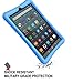 AVAWO Silicone Case for Amazon Fire 7 Tablet with Alexa ( 9th Generation, 2019 Release ) - Anti Slip Shockproof Slim Light Weight Protective Cover, Blue