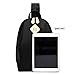 ECOSUSI Women Daypack Outdoor Sling Chest Bag Small Nylon Backpacks for College Girls Fashion Travel Bag, Black