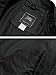 ZSHOW Men's PU Faux Leather Black Belted Design Quick Dry Slim Bomber Jacket Casual Wear(Black,Medium)