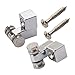 Musiclily Vintage Roller Guitar String Tree Guides Retainer for Fender Strat Stratocaster Tele Telecaster Electric Guitar, Chrome(Pack of 4)
