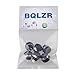 BQLZR Automotive Replacement Pushbutton Switches Momentary Horn Push Button Switch for Car RV Truck Boat Marine,Momentary On/Off Reset Push Button Switch Black for Car Boat Pack of 6