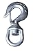 Cutequeen Trading 1pcs Hold up 1500 Lbs White Hammock Chair Swivel Hook 1500 Lb Weight Capacity (Pack of 1)