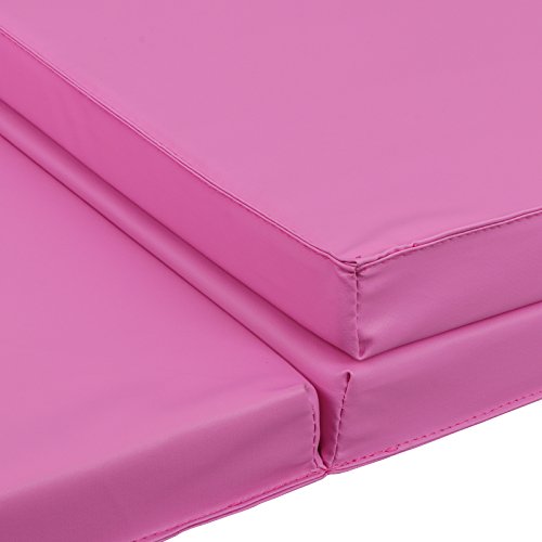 image for ZENY Tri-Fold 6'x2'x2'' Folding Exercise Gymnastics Gym Aerobics Mats 
