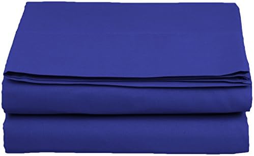 Clara Clark Supreme 1800 Collection Single Flat Sheet, Queen, Royal Blue