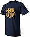 Barcelona Soccer Shirt Lionel Messi #10 Futbol Jersey Men T-Shirt Navy