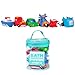 Waddle Transportation Bath Squirter Toys Boys Cars Trucks 6 Pack Bathtime Gift