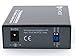 Networx® Gigabit Ethernet Fiber Media Converter - UTP to 1000Base-SX - LC Multimode, 5...