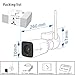 KAANSKY Wireless Camera for Home Security Outdoor with HD 1080P 2MP IP Bullet Camera PTZ 4X Zoom AF Lens, Two-Way Audio Night Vision with Motion Detection, Weatherproof IP66 Support 128G SD Card