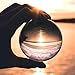 Moi Doi Crystal Ball, Crystal Clear Ball, K9 Crystal Suncatchers Ball with Stand for Photography/Meditation/Divination or Wedding/Home/Office Decoration