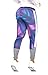 Fiber Colombian Activewear Printed Leggings with Designs Gym Workout Tights