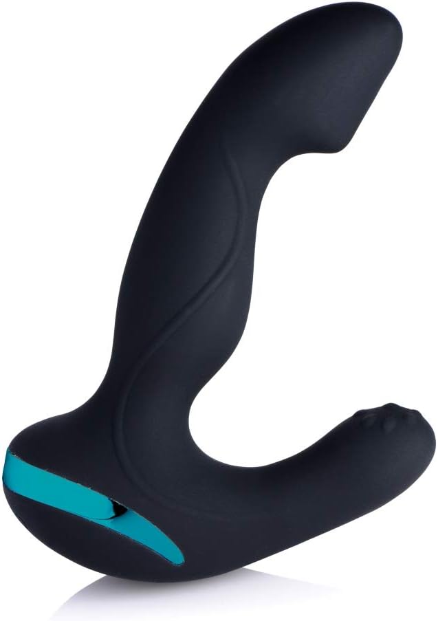 XR Brands Mega Maverick 10X Rotating Vibrating Prostate Stimulator - Black