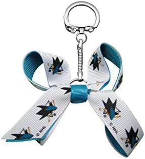 San Jose Sharks Mini Bow Keychain
