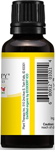 image for Plant Therapy USDA Certified Organic Lemon Essential Oil. 100% Pure, U