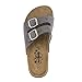 Northside Womens Mariani Leather Strap Cork Sandal