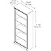 Bush Furniture Birmingham 5 Shelf Bookcase in Harvest Cherry