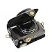 CEARI Leather DSLR Camera Case Bag with Neck Strap for Canon Powershot SX720 SX730 HS Digital SLR Camera - Black
