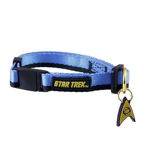 Star Trek Uniform Cat Collar - Blue