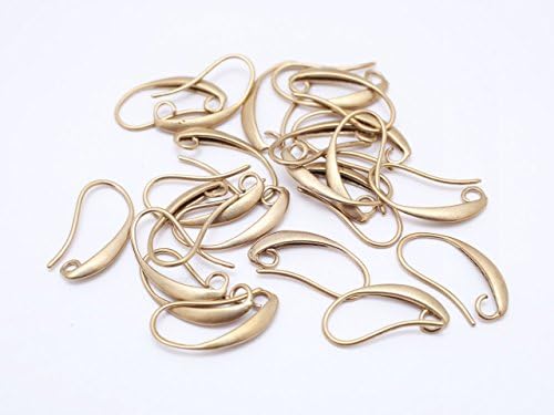 Sayakobo with cans earrings hook size (about 19x9mm) about 10 pairs (20 months) bronze hooks pierced parts pierced bracket sub-materials handicraft material metal parts materials and components