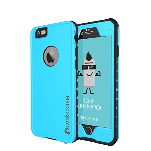 iPhone 6S/6 Waterproof Case, PUNKcase StudStar Teal Apple iPhone 6S/6 Waterproof Case W/ Attached Screen Protector Lifetime Warranty