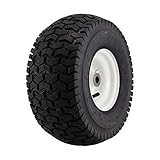Marathon 20346 15x6.50-6" Pneumatic (Air Filled) Lawnmower Tire on Wheel, SINGLE