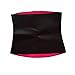 Junlan Sweat Premium Waist Hot Sauna Trimmer for Women Shaper Girdle Belt (4XL, 1Black+RED)