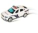 Bump and Go Police Toy Car - Battery Operated Novelty Cop Toy Car with Bump and Go Action | Sirens | Lights for Kids 3 Years and Up - Car Changes Direction on Contact