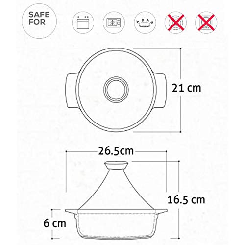 Moroccan-Tagines-Tagine-Pot-Hand-Made-Ceramic-100-Lead-Free-Safe-for-Cooking-and-Stew-Casserole-Slow-CookerPink
