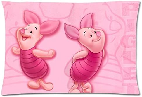 BSQJ - Piglet's Big Movie? Rectangle pillowcase 20 x 30 Rectangle pillow case .