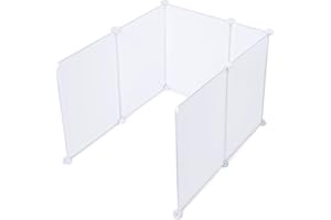 CLUDPARK Cat Litter Box Enclosure, Extra Large Litter Box Splash Guard, High Sided Litter Box Pee Shield, 26" L×19" W×19.5" H, Easy Clean