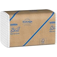 Scott Essential Multifold Paper Towels (01840) with Fast-Drying Absorbency Pockets, White, 16 Clips / Case, 250 Sheets / Clip, 4,000 Towels / Case