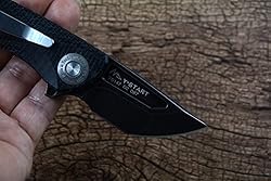 Two Sun Mini Pocket Knives Folder D2 Blade Micarta