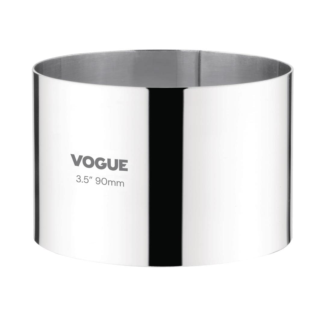 Vogue Mousse Ring 60 x 90mm - Metal Mould for Food Presentation, Decoration CC058