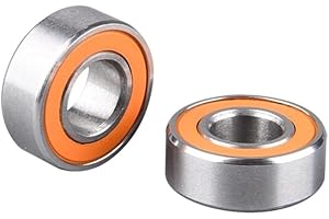 Ehlivhall Fishing Reel Ball Bearings Stainless Steel Baitcasting Reel Bearing Replacement Parts 13x7x4mm High Speed Ceramic B