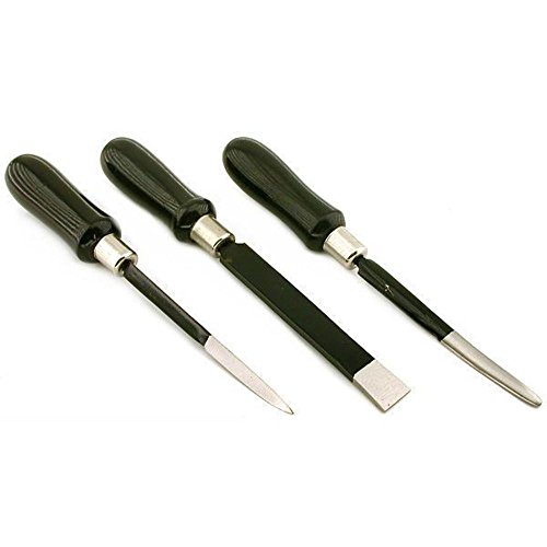 3 Scrapers Wood Working Carving Filing Smoothing Tools