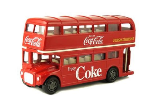 Coca-Cola Routemaster London Double Decker Bus Model Vehicles