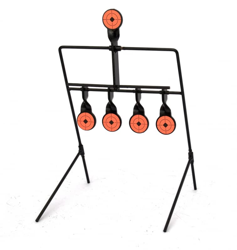 Wolfman Self Resetting Steel Targets Spinning Air Rifle Practice Set